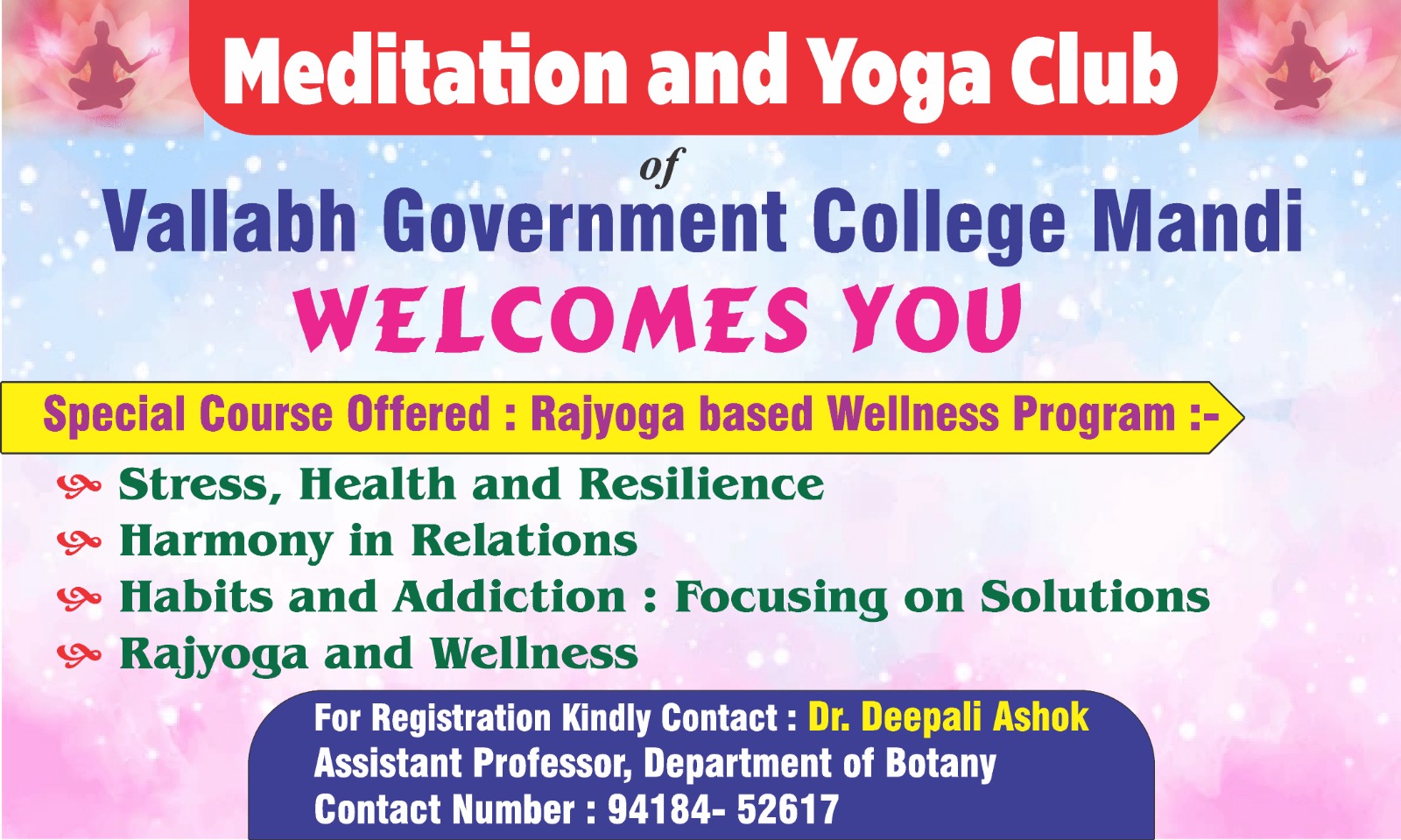 Meditation and Yoga Club